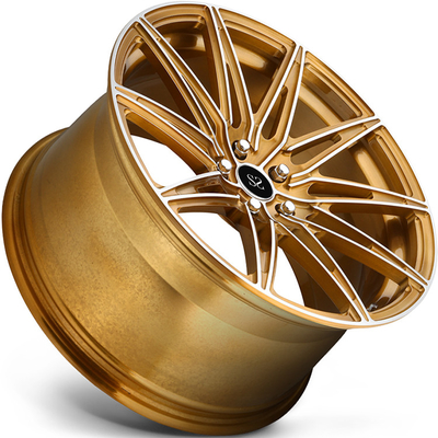 Oro 1-PC 18 19 pulgadas de aleación forjada llantas personalizadas para ruedas Maserati