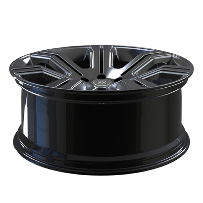 Ruedas negras hiper personalizadas forjadas de 1 pieza de monobloque para llantas de vehículos Range Rover
