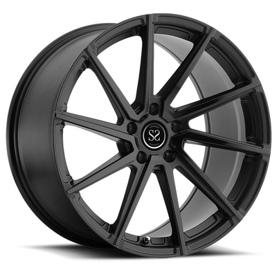 La aleación negra modifica la fábrica forjada aluminio de China para requisitos particulares del borde de las ruedas de coche