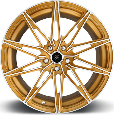 19 y 20 1 de bronce modificado para requisitos particulares - ruedas forjadas pedazo de la aleación para Lexus RC con 5x114.3