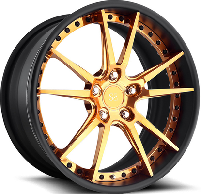 Farfulla ruedas forjadas 2 pedazos de la aleación para Chevrolet Camaro 5x120.65