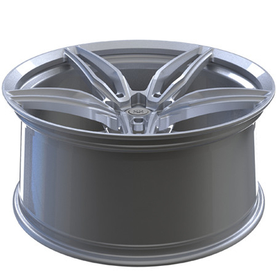 La rueda forjada de encargo del metal de arma del negro brillante 1pc para Mercedes Benz Glc 22x9 22x10.5 escalonó bordes de la aleación