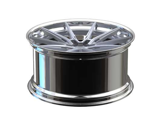 2 la aleación de aluminio del pedazo 20inch 5x112 rueda a Grey Polished Barrel For Mercedes cepillado que el Bmw X3 forjó bordes