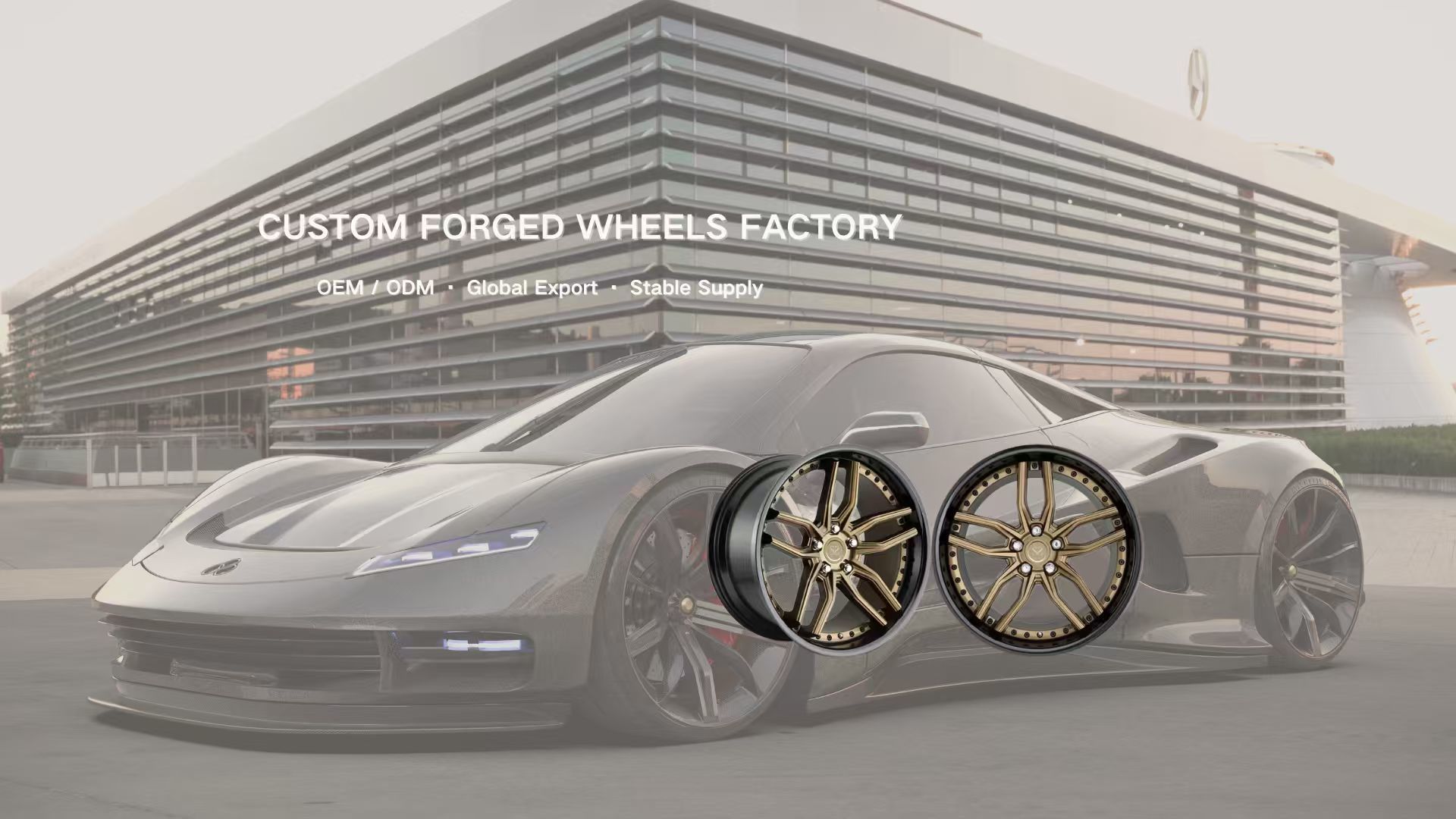 calidad 1 pedazo forjó las ruedas fábrica