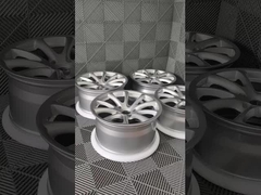 Luminosa plata personalizada 1-PC llantas forjadas para Porsche 991,996