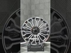 Porsche Replica Llantas forjadas de 1 pieza con cara de corte negra
