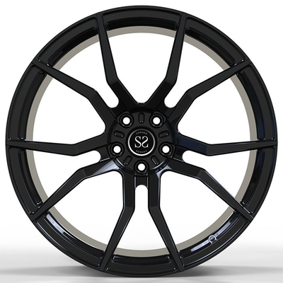22X9.5 el negro brillante Audi Forged Wheels Aluminum Alloy bordea 5X120 para Range Rover