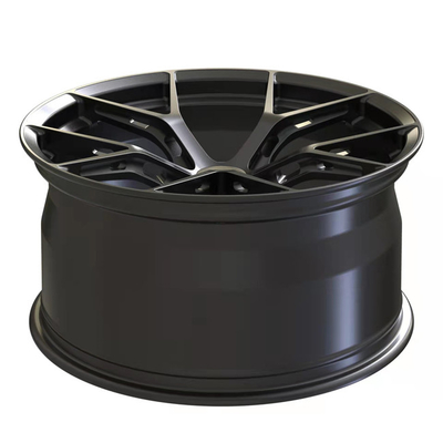 Monoblock 1 pedazo forjó el negro cepillado de aluminio de las ruedas para los bordes del coche de BMW M3