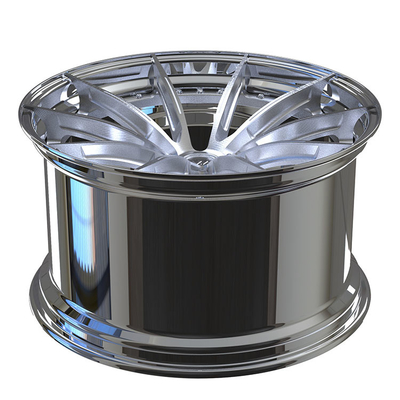 21x10.5 5 2 pedazos X112 forjó bordes cepillados claros de la aleación de aluminio del disco de las ruedas