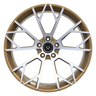 El bronce trabajó a máquina bordes forjados cóncavos de las ruedas que 21inch para Lamborghini Aventador escalonó
