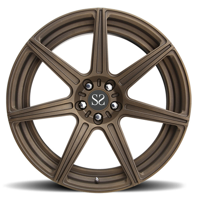Aleación de aluminio 2 piezas de ruedas de bronce forjado para Audi Rs6 Rs7 Rims21 22 pulgadas 5x112