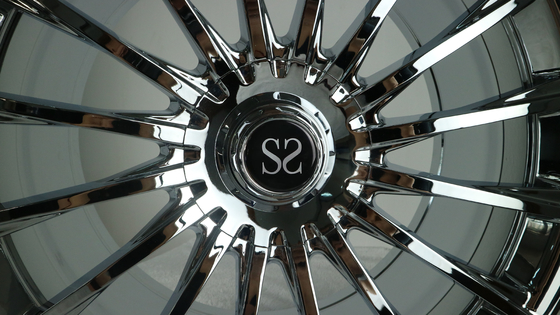 22 20 pulgadas para el Benz s65 5x112 forjaron bordes de las ruedas de coche de la aleación de aluminio del cromo del monoblock