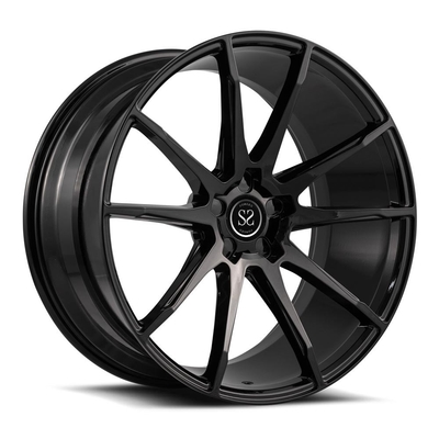 aluminio negro del borde de la rueda de coche de la aleación 18 19 20 21 espacios en blanco de la rueda de 22 pulgadas