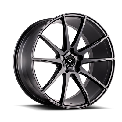 aluminio negro del borde de la rueda de coche de la aleación 18 19 20 21 espacios en blanco de la rueda de 22 pulgadas