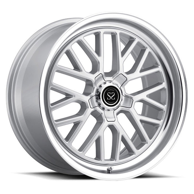 la aleación de aluminio de plata 1 pedazo forjó la rueda vía el estándar del jwl para el coche