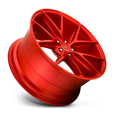 Los chinos modifican el borde forjado flujo profundo de la rueda para requisitos particulares de color rojo de la PC del plato 1
