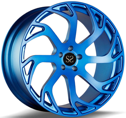 20 ruedas forjadas azules de encargo hechas de la aleación de aluminio 6061-T6 para Ford 5x108