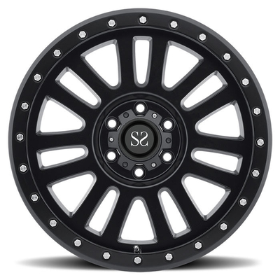 18 19 20 y 21 ruedas forjadas negras de encargo de la aleación del labio grande de la pulgada 6 x 139,7 para Toyota Hilux