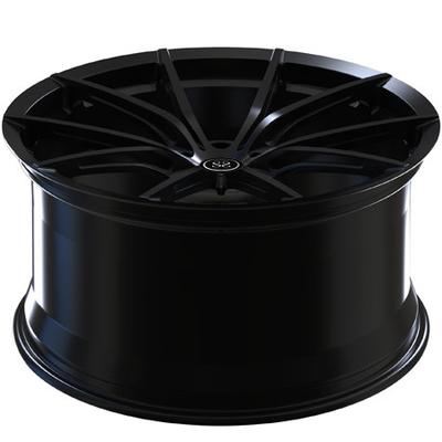 21x11 escalonado forjó las ruedas platea 488 bordes de aluminio pintados negros de la aleación de GTB