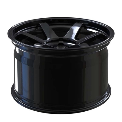 El negro brillante 1-Piece de Monoblock forjó las ruedas para los bordes escalonados GTR del coche de la aleación 20inch