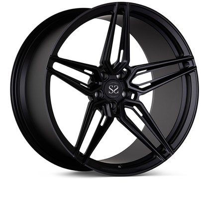 El estilo de Vossen de 1 pedazo forjó el negro brillante de las ruedas 24inch para los bordes de lujo del coche
