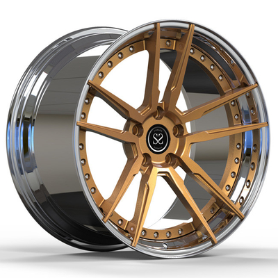 2 pedazos 20inch forjaron los bordes de las ruedas escalonados para BMW M4 F82 cóncavo