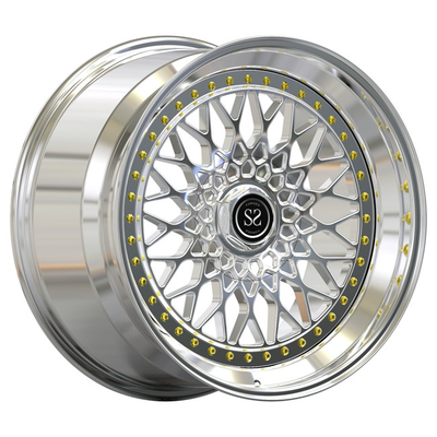 el pedazo de la PC 21inch 2 forjó los labios de aluminio Audi RS7 de los barriles de Chrome de las ruedas