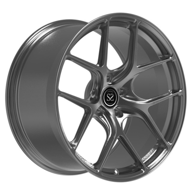Monoblock de aluminio 1 pedazo forjó bordes cepillados 19inch del coche de Gray For BMW M2 de las ruedas