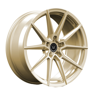 Monoblock 1 PC forjó las ruedas que 20inch 20x10.5 cepilló el oro para el lujo de BMW M5