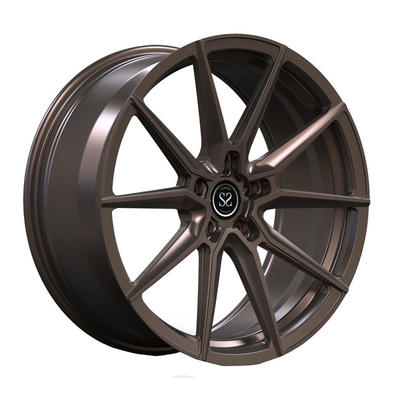 La PC de bronce oscura del rayo 1 forjó las ruedas 19inch escalonada para los bordes de lujo del coche de Audi S5