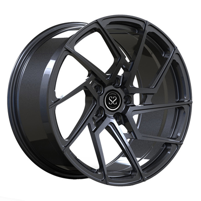 Monoblock 1 pedazo forjó las ruedas 19inch Rotaional Grey Spoke Discs For Audi S4