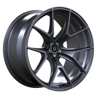 Monoblock 1 pedazo forjó las ruedas 19inch Grey Spoke Discs For Audi oscuro S5