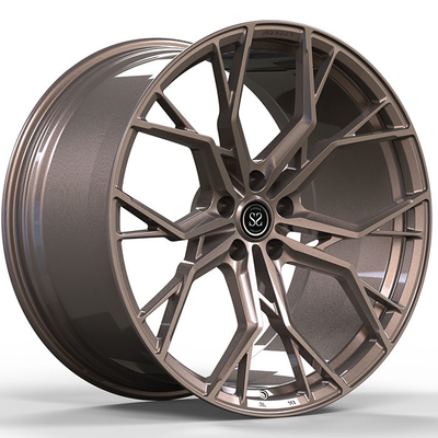 20X9 6061-T6 Llantas de aleación de aluminio Patrón de perno de bronce personalizado 5x112 para Audi RS 6 7
