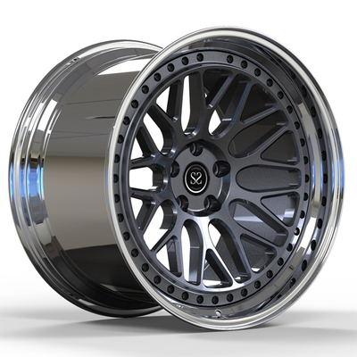 20inch escalonado 20X9.5 20X10.5 forjó las ruedas de 2 pedazos para el labio caminado GTR de Nissan