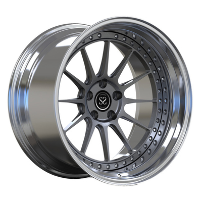 La aduana caminada polaca de los labios bordea las ruedas 20inch para el pedazo Grey Spokes de Audi S3 2
