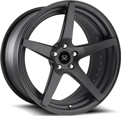 Ruedas forjadas pedazo cóncavo Rim Thin Spoke Light Weight de 1 aleación de aluminio de Monoblock