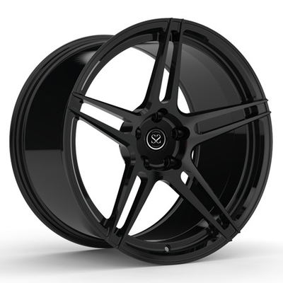 Monoblock las ruedas de 1 pedazo forjó los bordes para el negro híper cóncavo de GT 19inch del mustango