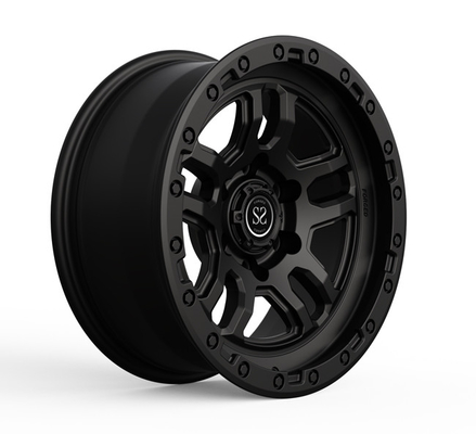 17X7 4X4 bordea las ruedas de coche forjadas Off Road Matte Black For Toyota 4runner