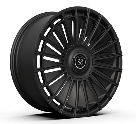 22inch 22x9.5 Monoblock forjado bordea el satén que los casquillos flotantes negros aterrizan a Rover Range Wheels