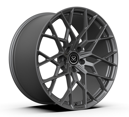 Matte Black Rims forjado Monoblock 22inch 22x10.5 22x11.5 escalonó las ruedas de Porsche Cayenne