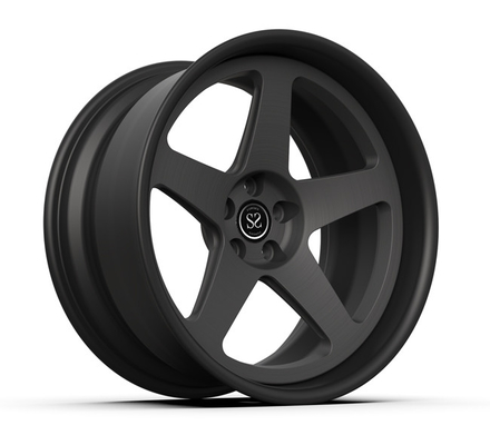 Bordes forjados de encargo del negro del grafito de la rueda 18inch 18x9 de la herencia de Subaru de 2 pedazos