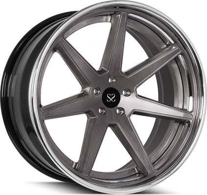 3PC de encargo forjó los bordes 22X10.5 5x130 de la aleación de aluminio para la clase 6,3 Amg de G