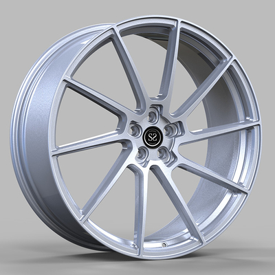 1PC de plata de encargo forjó los bordes 19x8.5 18x8.5 de la aleación de aluminio para SUBARU WRX VB