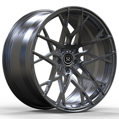8.5Jx21 ET25 Y 10Jx21 ET41 Borlas de ajuste personalizado forjado oscilantes oscuras para BMW ALPINA B7 G12