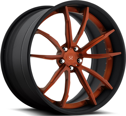 20 21 22 pulgadas 2pc de aleación forjada llantas personalizadas para ruedas Ferrari negro PCD 5x112 5 agujeros