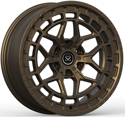 22x10 6x139.7 Bronce Personalizado 1-PC Forjado Cinturones de aleación de aluminio para Cadillac Escalade