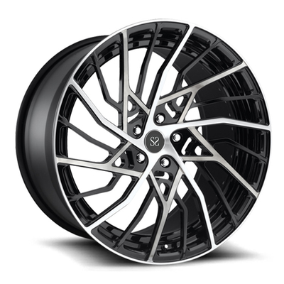 Ruedas de plata forjadas Monobloque de 21 pulgadas Staggered para Ferrari 488 llantas personalizadas