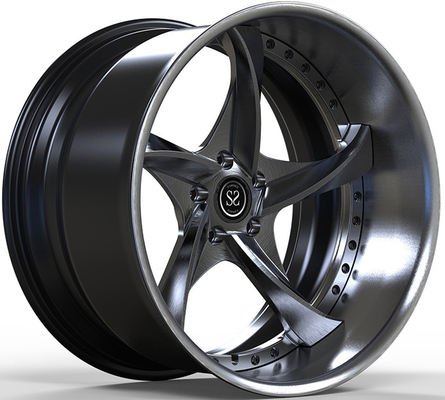 5x115 20x11.5 y 20x12 ruedas forjadas personalizadas de 2 piezas para Doge Challenger