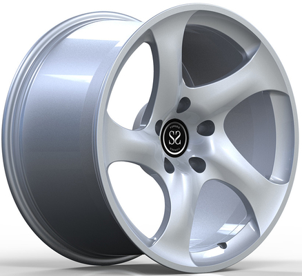 Ruedas forjadas de plata brillante de 20x9 y 20x10 de 1 pieza para Porsche Macan S 2017-2022