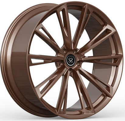 24x10.5 ET+32/24x12ET+45 PCD 5x112/CB 66.6 Ruedas forjadas de bronce brillante para BMW X7
